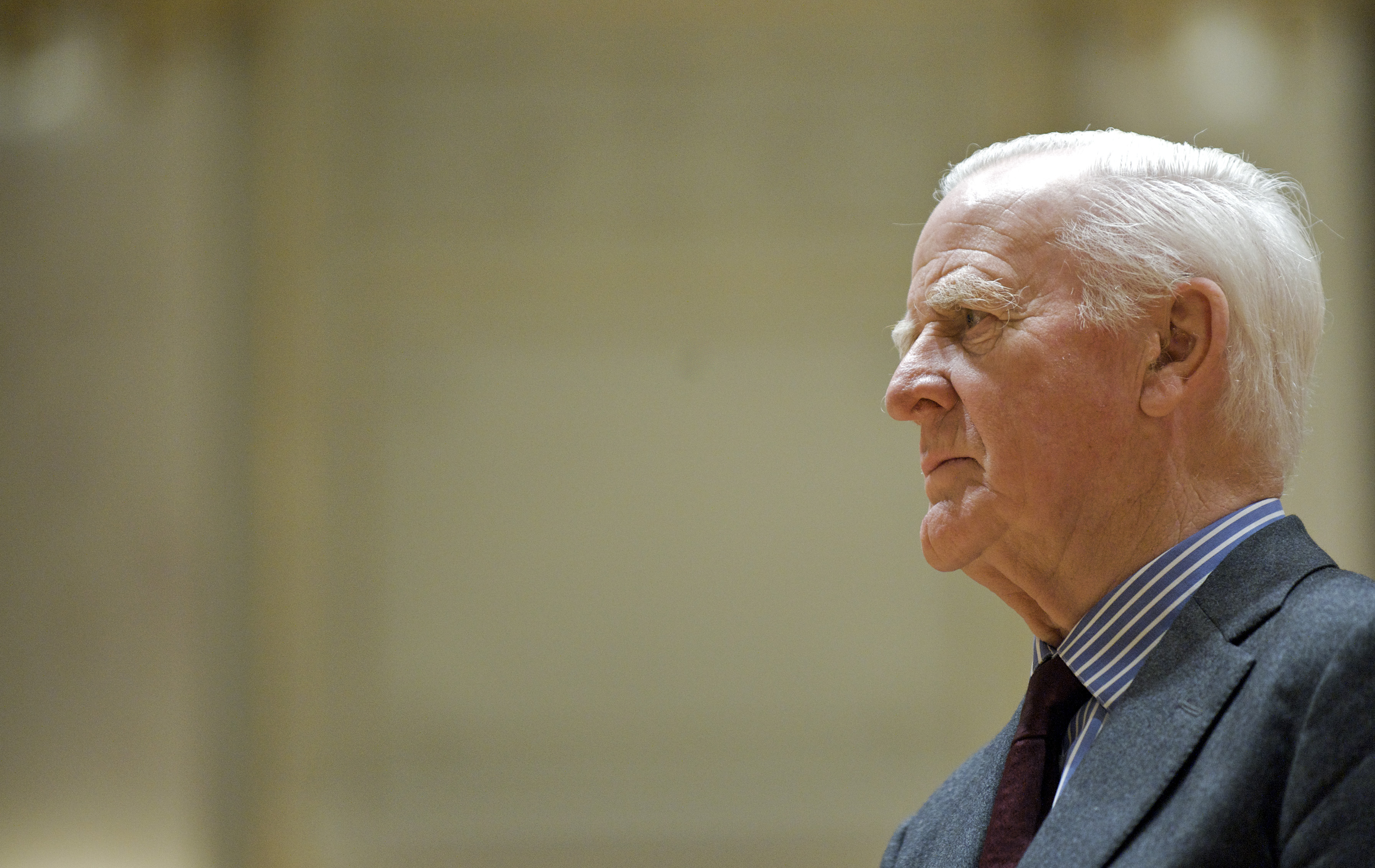 John le Carré receiving his honorary doctorate from the University of Bern in 2009