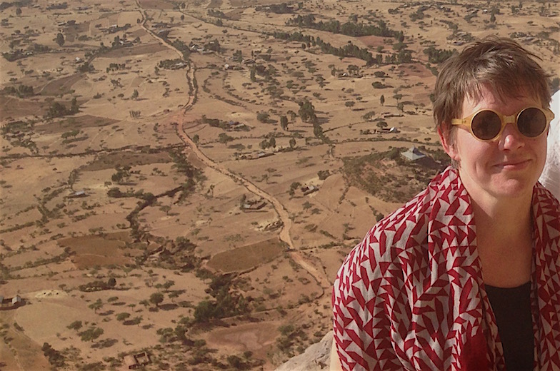 Beate Fricke in Ethiopia