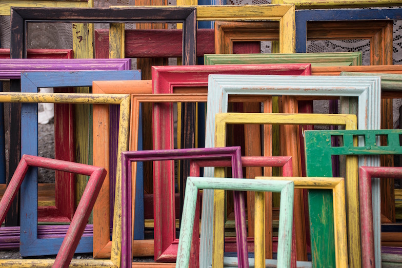 Colourful frames